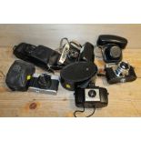 FIVE VINTAGE CAMERAS