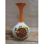 A SIGNED LIMITED EDITION LORNA BAILEY SUNFLOWER VASE No 174 / 250