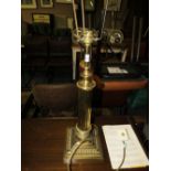 A CLASSICAL CORINTHIAN COLUMN TABLE LAMP