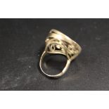 a 9ct gold full sovereign ring mount