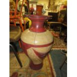 A LARGE BALUSTER CONTINENTAL VASE H-75 CM