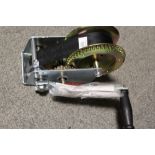 ***A DOUBLE GEAR STRAP WINCH**