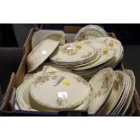 A TRAY OF REGENCY BRITISH ANCHOR FANTASIA DINNERWARE