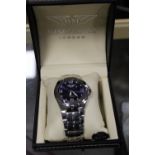 A BOXED WINGMASTER WRISTWATCH