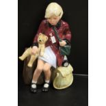 A ROYAL DOULTON FIGURINE 'THE GIRL EVACUEE' HN 3203 LTD EDITION No. 1848