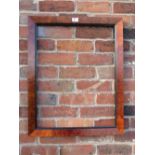 A LATE 20TH CENTURY MAPLE FRAME, frame W 5 cm, rebate 57 x 66 cm