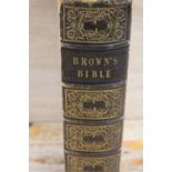 A VINTAGE BROWN'S BIBLE