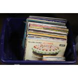 A LARGE QUANTITY OF LP RECORDS TO INCLUDE ROLLING STONES, LED ZEPPLIN, MOVE, ETC TOGETHER WITH A