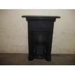 A CAST IRON FIRE PLACE