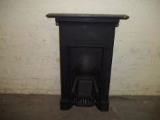 A CAST IRON FIRE PLACE