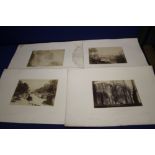 FOUR MOUNTED PICTURES "THE FARNLEY HALL COLLECTION OF TURNER DRAWINGS" 56 CM X 39 CM