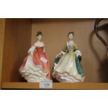 TWO ROYAL DOULTON LADIES TO INCLUDE "FAIR LADY AND ELEGANCE"