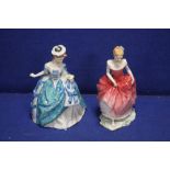 TWO BOXED ROYAL DOULTON LADIES TO INCLUDE "LINDA AND SUMMER DAZE"