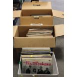 THREE BOXES OF ASSORTED LP RECORDS