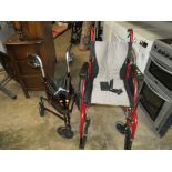 A COLLAPSIBLE WHEELCHAIR AND WALKING FRAME (2)