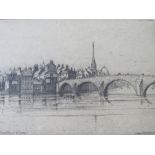 JAMES McINTYRE (b.1926). Irish school, 'Auld Beig O'Ayre', signed in pencil lower right, etching