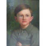 GEORGE PHOENIX (1863-1935). Portrait study of a young boy, signed lower right and dated '22, oil
