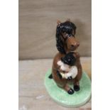 A ROYAL DOULTON THELWELL MODEL ENTITLED 'DEAL PONY FOR A NERVOUS CHILD' NT10