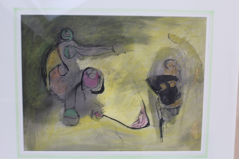 CYRIL WILSON (1911-2003). Abstract composition, signed lower right and dated '69, mixed media on