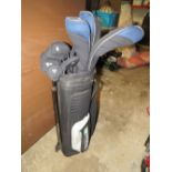 A DONNAY GOLF BAG AND CLUBS