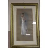 A GILT FRAMED AND GLAZED PRINT ENTITLED 'SUZETTE'