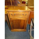 A MAHOGANY MUSIC CENTRE CABINET