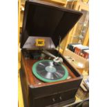 AN ANTIQUE HMV GRAMMAPHONE