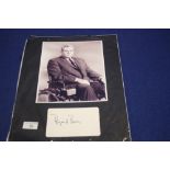 A SIGNED RAYMOND BURR PHOTOGRAPH