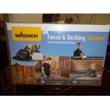 A BOXED WAGNER FENCE SPRAYER