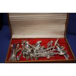 AN ARTHUR PRICE COUNTY PLATE STAINLESS CASED CANTEEN OF CUTLERY