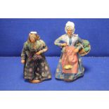 TWO RESIN CONTINENTAL STYLE FIGURES