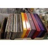 A TRAY OF LP RECORDS MAINLY CLASSICAL (TRAY NOT INCLUDED)