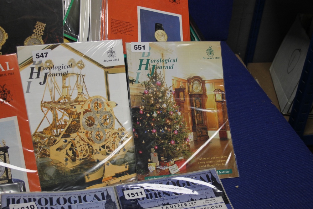 A TRAY OF MAGAZINES, relating to clocks (horological journal) etc - Image 5 of 5