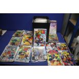 A COLLECTION OF MARVEL COMICS, to include Thor, The New Warriors, Avengers, Maverick, Juggernaught