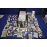 A BOX OF VICTORIAN AND EDWARDIAN PHOTOGRAPHS IN MANY HUNDREDS, to include Cartes De Visites