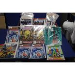 A TRAY OF DC COMICS, to include Legion of Superheros, Steel and Haven etc (TRAY NOT INCLUDED)"
