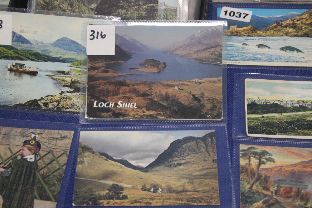 A BOX OF SCOTTISH INTEREST POSTCARDS IN MANY HUNDREDS, to include Glasgow, River Don, Dunoon, - Image 3 of 7