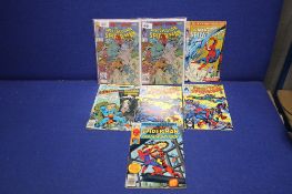 A COLLECTION OF MARVEL AND DC SPIDER-MAN COMICS, to include Marvel team up Spider-man and Captain