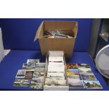 TWO BOXES OF MISCELLANEOUS POSTCARDS IN MANY HUNDRED, to include topographic examples