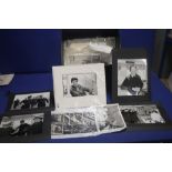 A COLLECTION OF MIXED VINTAGE PHOTOGRAPHS, to include Naval interest, Minor Celebrities etc