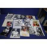 A COLLECTION OF SPORTING INTEREST AUTOGRAPHS, to include Graham Gooch and various tennis stars