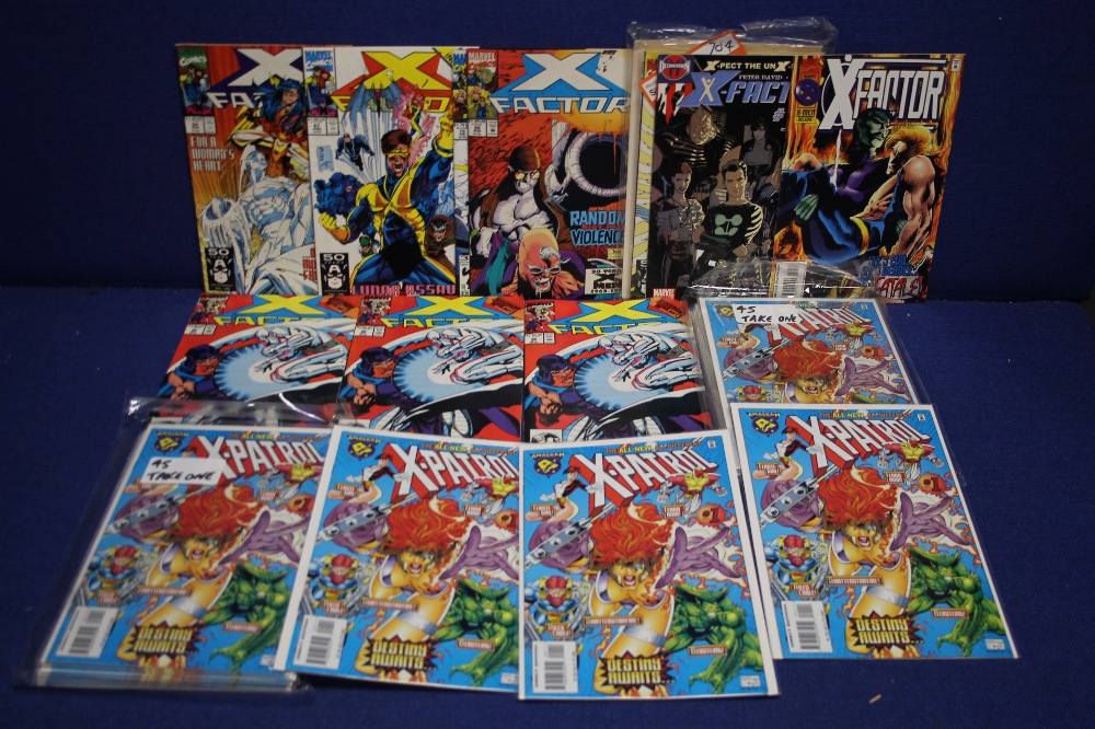 AMALGA COMICS- X PATROL TWENTY PLUS ISSUES OF VOLUME 1 APRIL 1996, together with 12 X factor