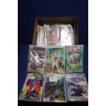 A COLLECTION OF DC COMICS, to include Legion of Superheros, Green Lantern, Doom Patrol, Warlord etc
