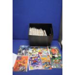 A COLLECTION OF DC AND MARVEL COMICS, to include Damage, Bishop, Avengers, New Mutans, Red Sonja