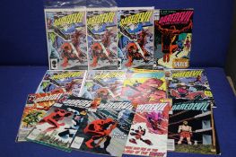 A COLLECTION OF MARVEL DAREDEVIL COMICS to include issues 18, 246, 257, 276, 280, 287,297,298 and