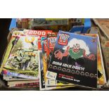 A TRAY OF 2000 Ad comics featuring Judge Dredd