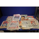 A QUANTITY OF ASSORTED COMICS AND MAGAZINES, to include Butterfly, Marty, Popular etc