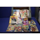 A COLLECTION OF ASSORTED MARVEL AND OTHER COMICS, to include Outcast, Indiana Jones, Batman, Dark