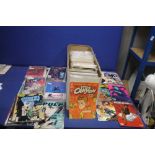 A TRAY OF MISCELLANEOUS COMICS, to include Xander, Ralph Snart, Speed Racer, The Empty Man, Anthrax,
