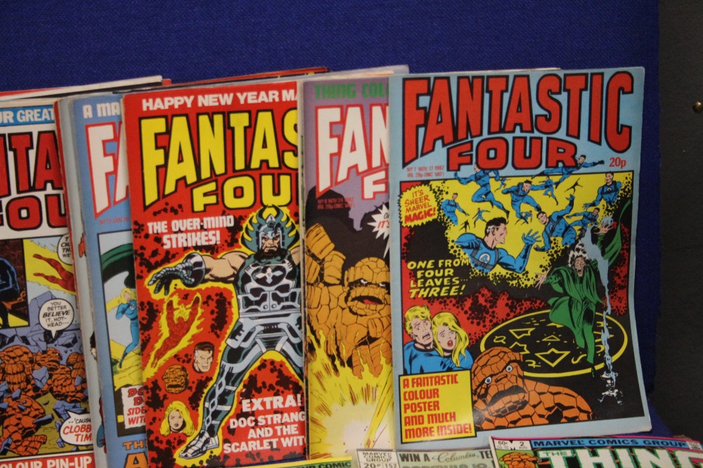 A COLLECTION OF ASSORTED MARVEL COMICS, to include Fantastic Four, Captain Britain etc - Image 2 of 4